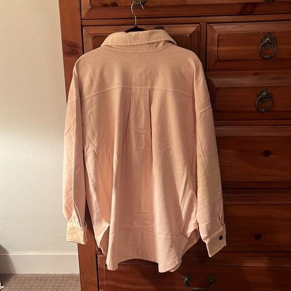 NWT Free People The Ruby Jacket Peach Colored Size Large - Picture 5 of 9